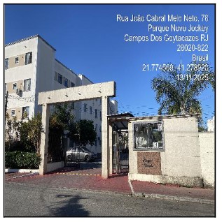 Apartamento - Venda, PARQUE NOVO JOCKEY, CAMPOS DOS GOYTACAZES, RJ