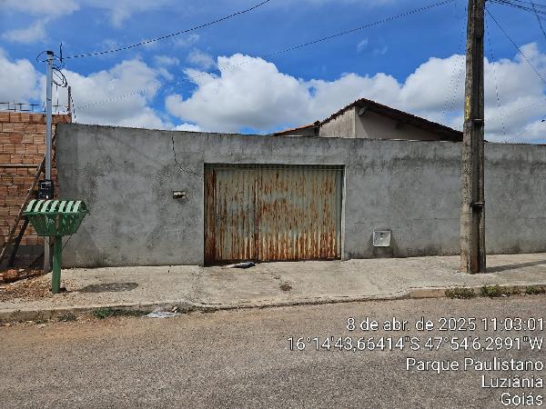 Casa - Venda, PARQUE PAULISTANO GLEBA A, LUZIANIA, GO