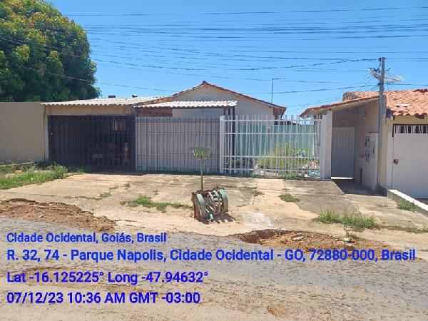Casa - Venda, PARQUE NAPOLIS B, CIDADE OCIDENTAL, GO