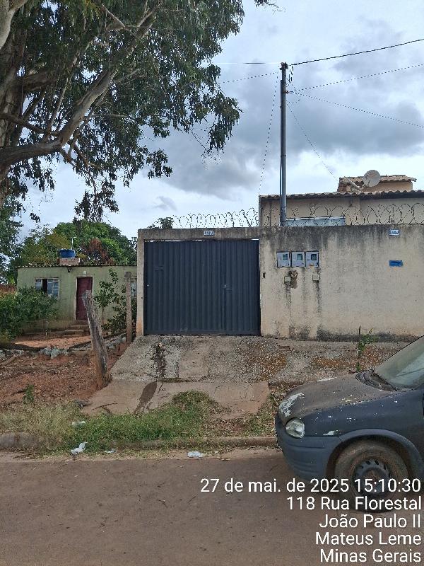 Casa - Venda, JOÃO PAULO II, MATEUS LEME, MG