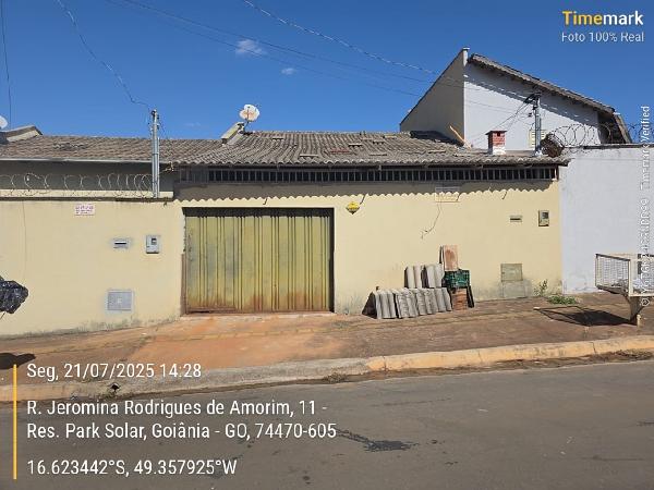 Casa - Venda, RESIDENCIAL PARK SOLAR, GOIANIA, GO