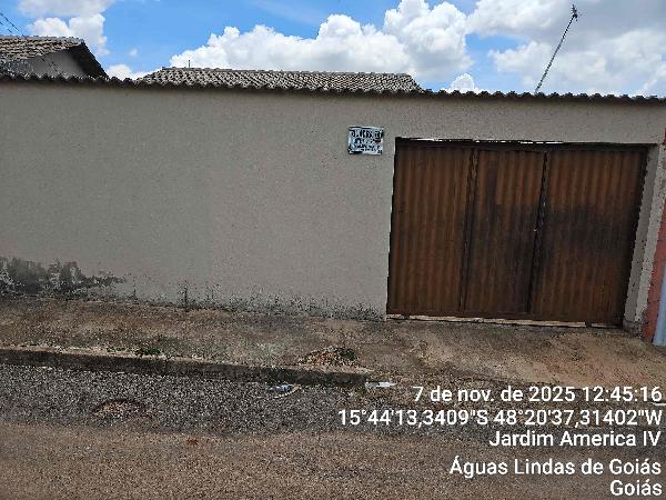 Casa - Venda, JARDIM AMERICA IV, AGUAS LINDAS DE GOIAS, GO