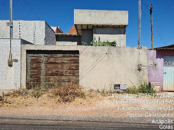 Casa - Venda, PARQUE CALIXTOPOLIS, ANAPOLIS, GO
